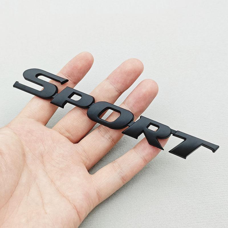

3D Хромированные ABS Буквы Логотип автомобиля Значок SPORT Наклейки Sport Эмблема на задний багажник автомобиля Для Toyota Camry RAV4 Corolla Yaris Аксессуары чёрный