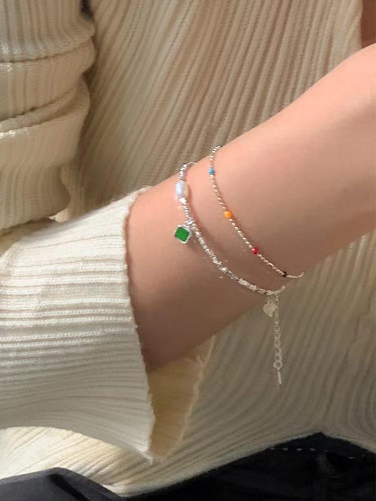 Colorful Beaded Women's Bracelet | Trendy 2024 Niche High-End Design