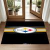 Covor din Catifea Cristal cu Design Pittsburgh Steelers Covoraș Decorativ Moale pentru Dormitor Intrare