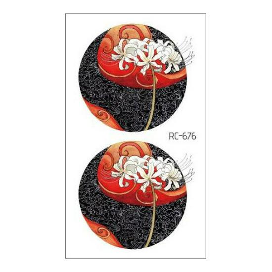 Waterproof Long-lasting Cute Peacock Feather Temporary Tattoo Stickers for Women