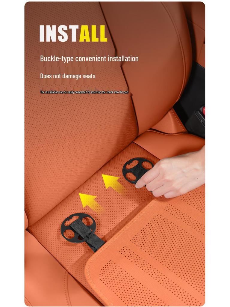 Breathable Cooling Seat Cushion with Leg Rest for BMW 3, 5, 6, 7 Series, i3, X3, X5, X6, 530li