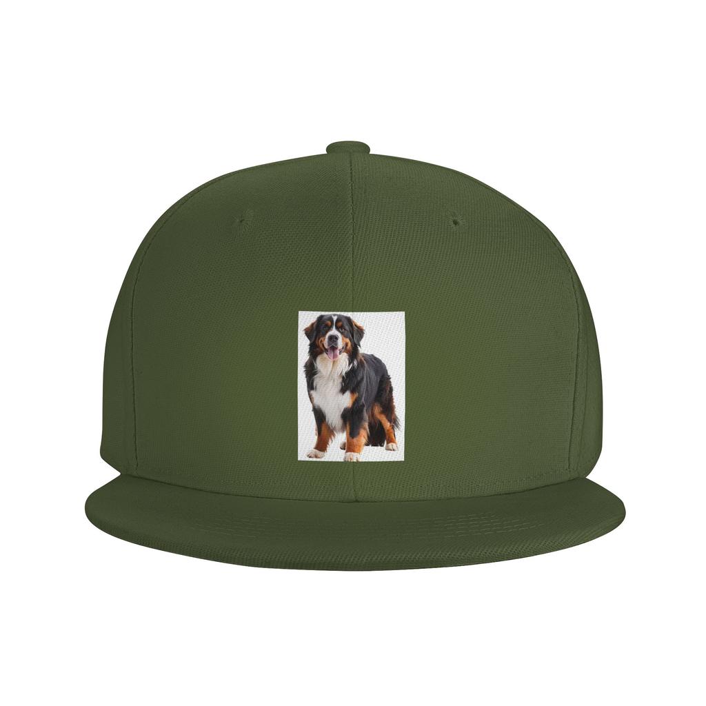 Van Gogh Style Painting of Bernese Mountain Dog Baseball Caps Snapback Fashion Baseball Hats Breathable Casual Casquette Outdoor
