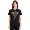 AC/DC Unisex Adult Leopard Print Bolt T-Shirt