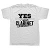 Clarinet Oboe Player Clarinetist Oboist Evolution Print T-Shirt Summer Casual Top Tee Printed T Shirt Fashion