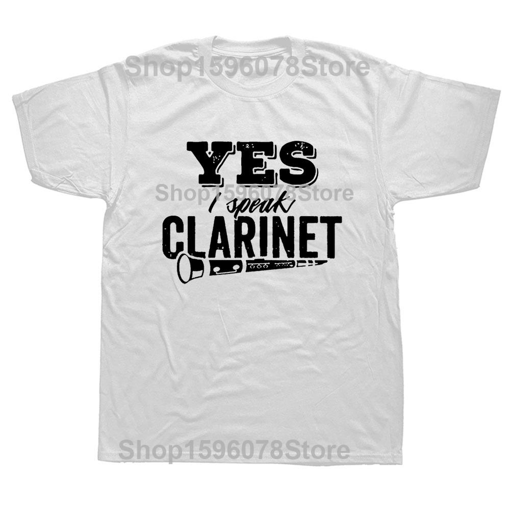 Clarinet Oboe Player Clarinetist Oboist Evolution Print T-Shirt Summer Casual Top Tee Printed T Shirt Fashion