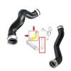 1Pair Engine Turbocharger Intercooler Hose Cooling Hose For E Glass CLS E320 W211 2115282682 2115282482