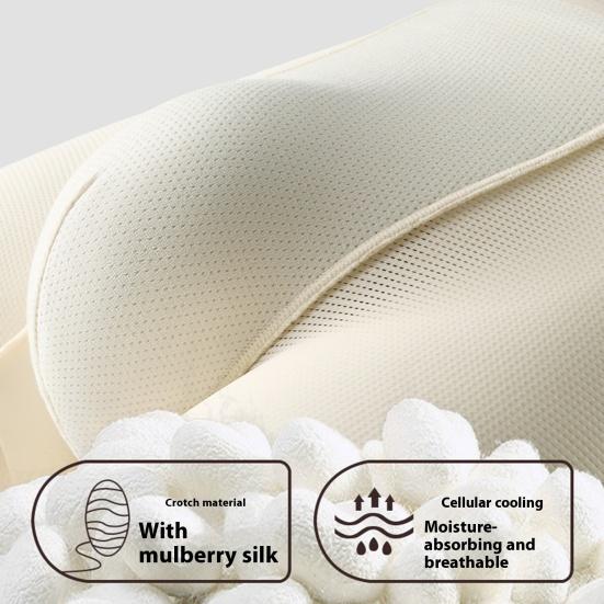 Men Boxer Underwear Mid-rise Tight Cut High Elasticity Shorts Briefs Breathable Holes Design U-Convex Smooth Panties