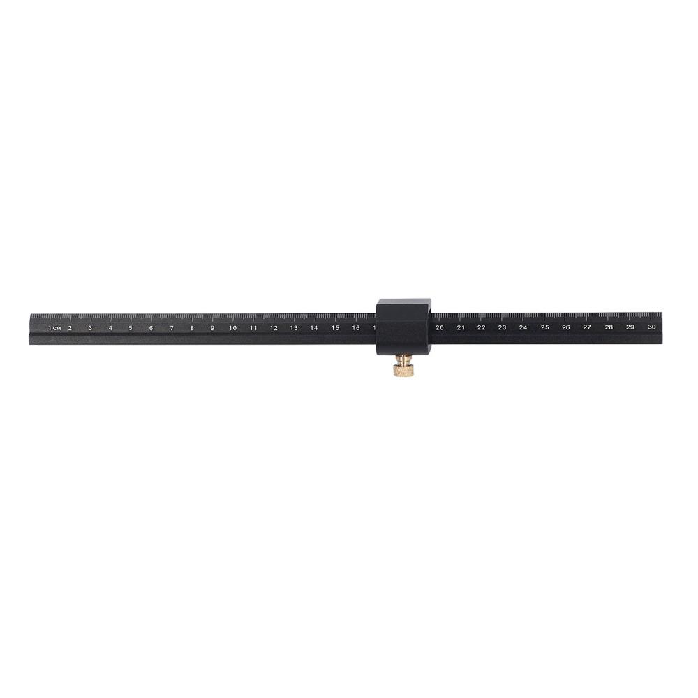 Clear Accurate Scales Sliding Ruler Adjustable Angle T Square Ruler L Shaped Ruler  For Carpenter