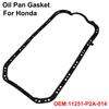 Car Engine Oil Pan Gasket Replacement Parts For Honda Civic Wagovan DX LX Del Sol SOHC D17A1 1668cc 1700cc 1.6L 1.7L 1996-2005