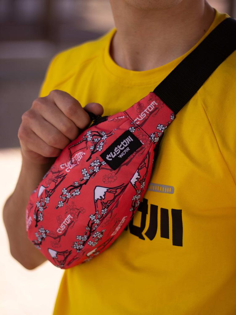 Herren Bauchtasche Custom Wear Uno Japan Rot