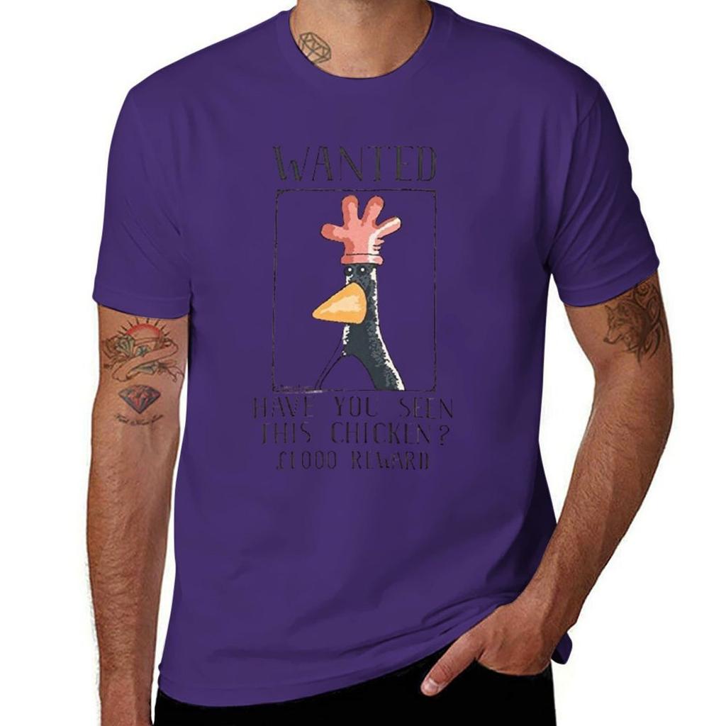 Feathers mcgraw T-shirt graphiques grandes tailles surdimensionné t-shirts surdimensionnés pour hommes
