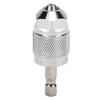 Keyless Drill Chuck Bit 1Celsius4in Hex Shank Conversion Tool 1.5-6.5mm Quick Screw Driver Drill Adapter Detachable Lightweight for 3 Jaw Electric  