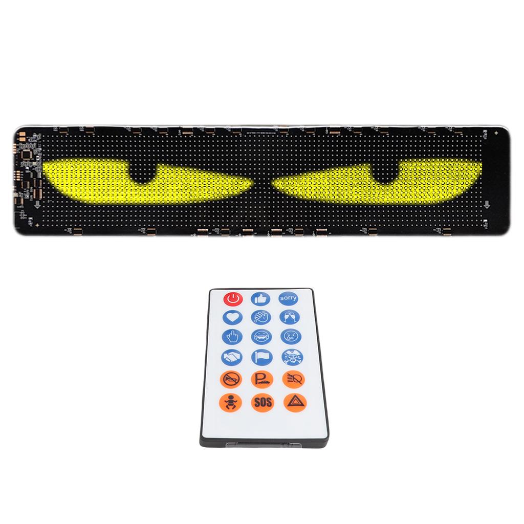 Devil Eyes Light for Windshield with Remote and APP Control Programmable Colorful Led Eyes for Car