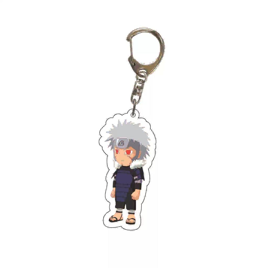 Llavero acrílico de Anime Naruto, accesorio, llavero de dibujos animados de Uzumaki Naruto