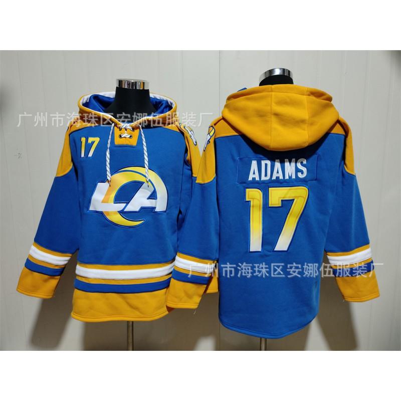 2026 Rugby Rams Embroidered Fleece Sweatshirt No.9 No.17 No.10 No.23 Team Sports