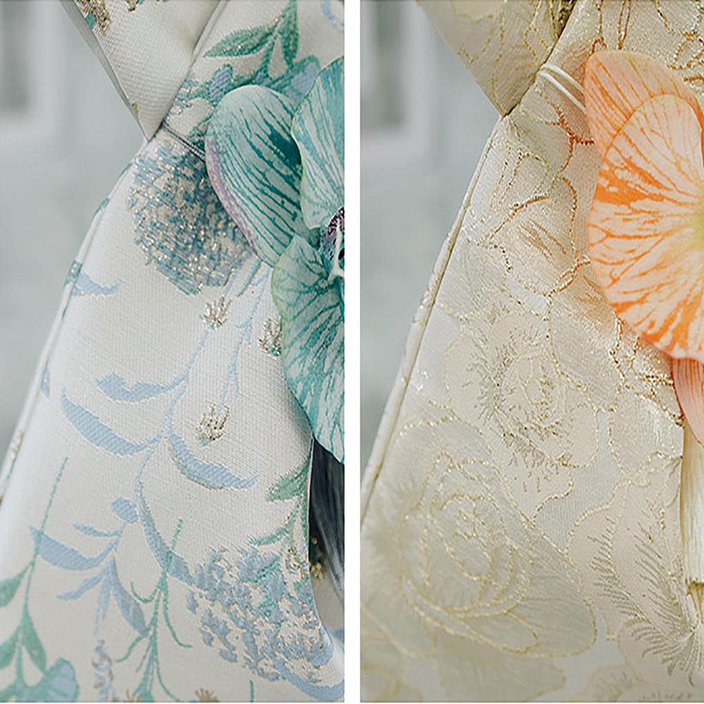 Rosesky Japoński Wzór Torba ze Sznurkiem Pouch dla Kobiet, Idealna na Hakama, Yukata, Kimono, Shichi-Go-San, Ukończenie Szkoły, Ceremonia Pełnoletności,