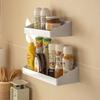 5-Hook Wall Mounted Hooks No Punching Bathroom Multi-Purpose Hooks Kitchen Rack Storage Rack