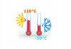 ELECTRONIC PANEL THERMOMETER -50+110 probe 5m