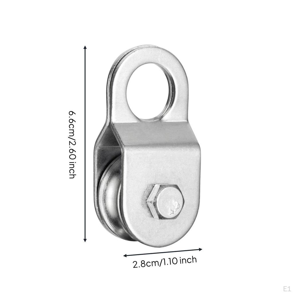 12 Stück Einzelrollen-Flaschenzug-Rigging-Hardware für die Garage
