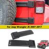 Tailgate Hinge Cover Protector for Jeep Wrangler JK Sahara 2007-2017 Rear Door Hinge Guard Covers Exterior Parts Accessories