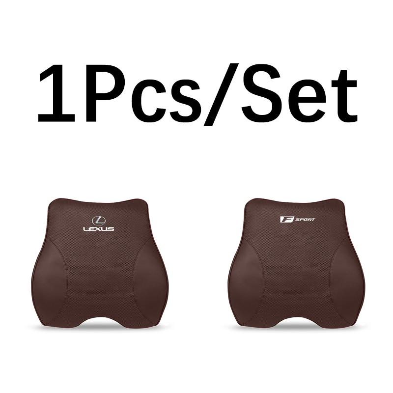 Hochwertiges Leder Auto Kopfstütze Lendenkissen Innenzubehör Für Lexus F SPORT ES UX 300e GS GX IS LS LX LBX NX RX 350h 450h