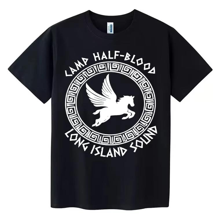2026 Spring summer Trendy Graphics Men Women Harajuku Clothing Camp Half Blood Fashion TShirt Short Sleeve Tops Streetwear S
