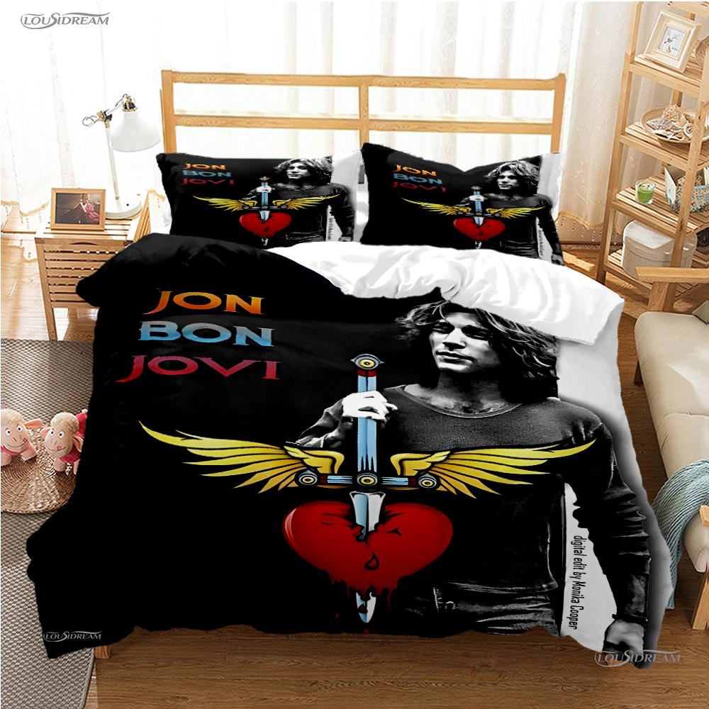 Casal Rock Band All Season Duvet Cover Comforter Bedding Sets Soft Quilt Cover and Pillowcases Boys Single/Double/Queen/King