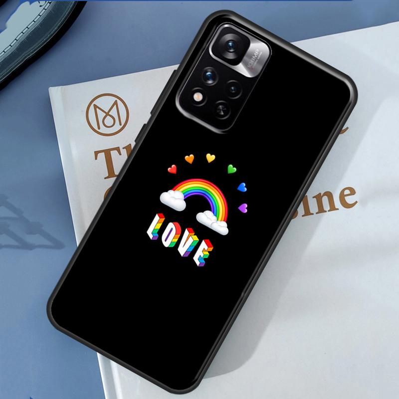 Herz Regenbogen Gay Pride LGBT Hülle Für Xiaomi Redmi 14C 13C 10C 12C Redmi Note 13 14 Pro 12 11 9 10 9S 10S 11S 12S Cover