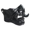 Japanese Ghost Face Dark Samurai Resin Mask Halloween Manjura Unisex Half Face Party Mask Masquerade