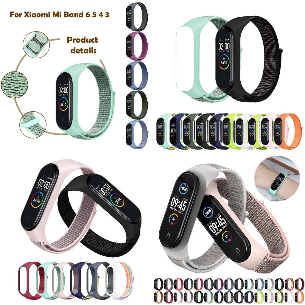 High-quality Adjustable Nylon Strap For Xiaomi Mi Band 3/4/5/6 Durable And Lightweight