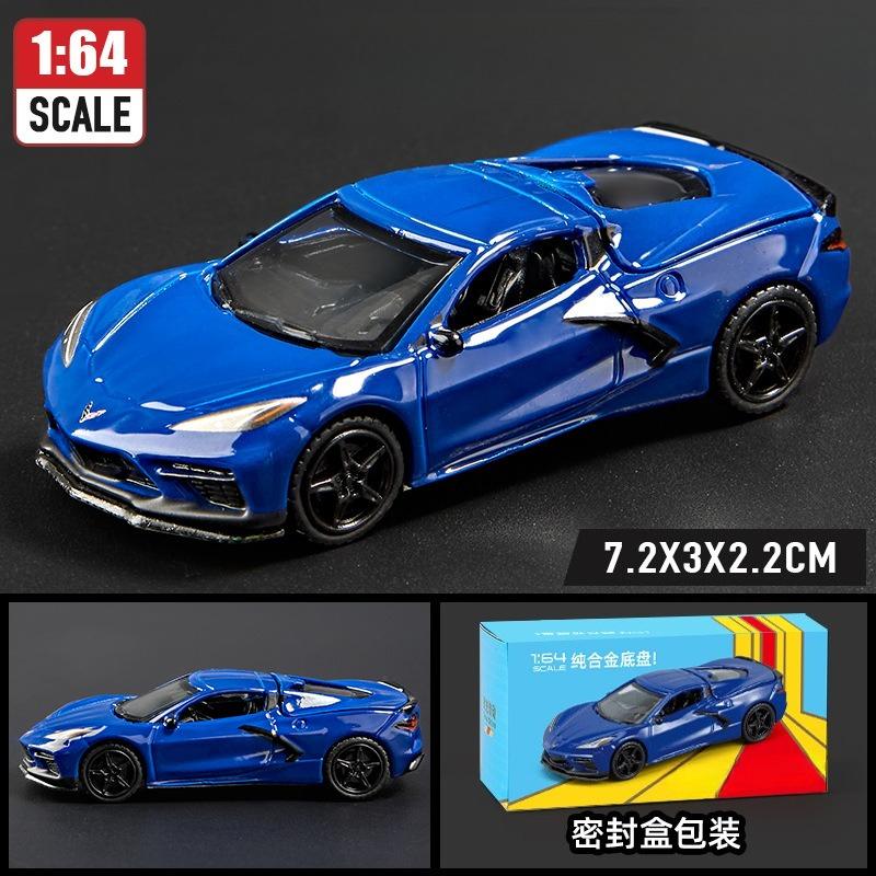 1:64 Gt500 Supra Pontiac Legierung Sportwagen Modell Metall Miniatur Serie Maßstabsauto Fahrzeuge Modell Kinderspielzeug Geschenk