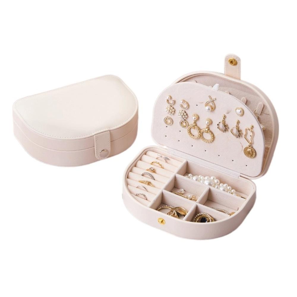 Bracelet Earrings Storage Case PU Leather Jewelry Holder Sweet Jewelry Display Box  Outdoors