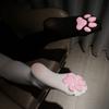Cat Paw Pad Sock Pink Cute Lolita Thigh High Socks For Girls Kids Women Cosplay 3D Kitten Claw Stockings