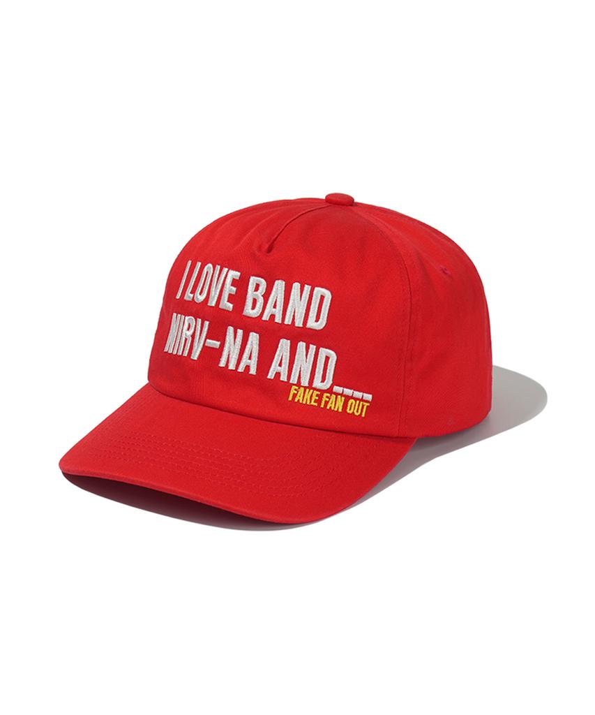 Maineimijeupiteo 2026 Pentaport 5-Panel Love Band Cap - Red
