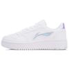 Li Ning Slip Resistant Lightweight Balance Abrasion Resistant Low top Skateboard Shoes Women's White AGCR342-2