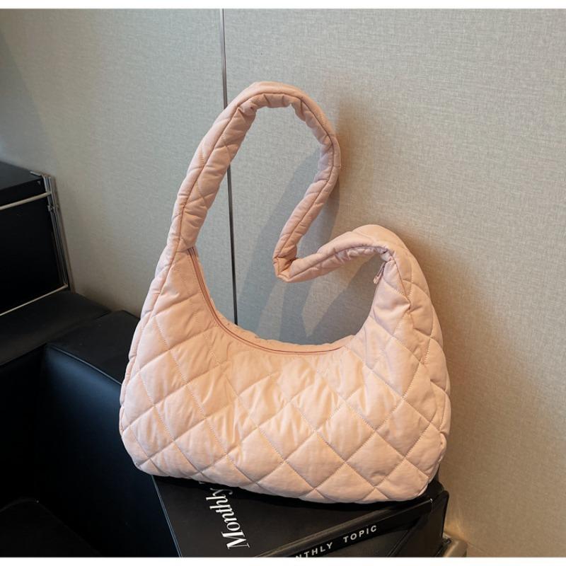 Rhombus Bag High-end Sense Autumn and Winter Simple Armpit Bag Large Capacity Fashion Shoulder Messenger Bag