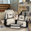 Schoolbag College Style School Bag Mori Dopamine Pain Layer Junior High School Student Large Capacity Backpack Cute Star Make-up Shoulder Bag
