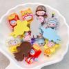 10Pcs New Cute Cartoon Girl Doll Series Flat Back Resin Cabochons DIY Jewelry Craft Decoration Accessorie