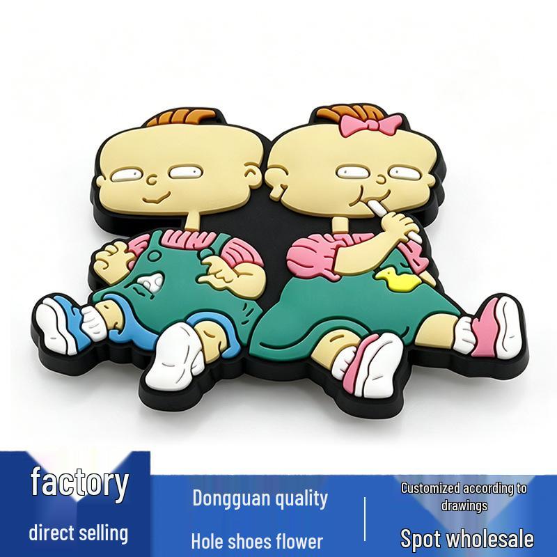 PVC Cute Cartoon Little Soldiers Shoe Charms - Versatile Flower Accessories for Crocs