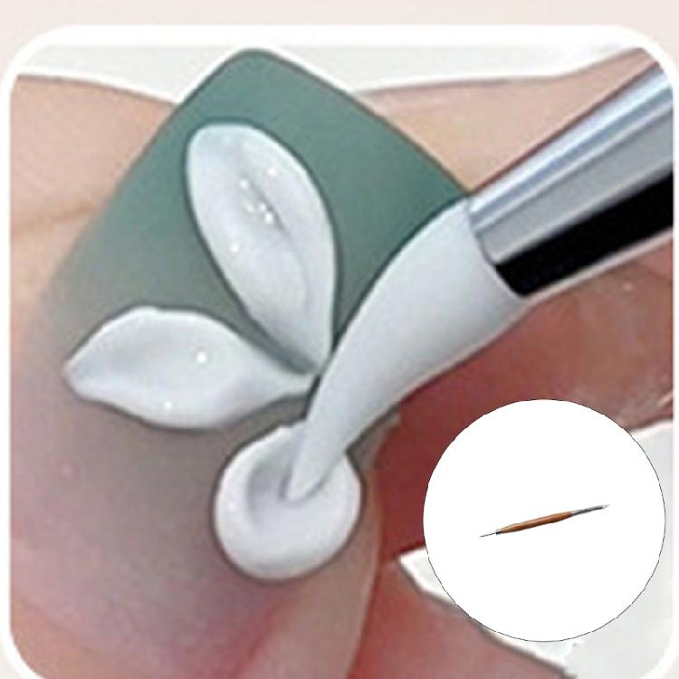 Highly Precisions 0.5mm Double Ended Sculpting Pen Gel Polish Dotting Tip For Salon And DIY Projects