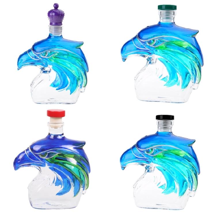 Clear Team Pride Decanters With Easy Cleaning Front Showcasing Seahawk Shape Suitable For Daily Use Or Special Event