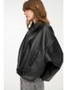 Women's Retro Spring Pilot Jacket: Faux Leather Casual Top Coat - American and European Style