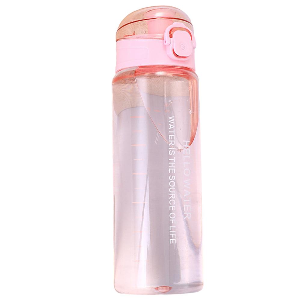 780ml Reusable Water Bottle with Carrying Strap Outdoor Drinking Cup Leak-Proof Portable Water Kettle for Travel Gym
