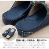 Sybilla Floracion Size M Navy 41429 Slippers, (approx. 22.5-23.5cm), Senko, Blue,