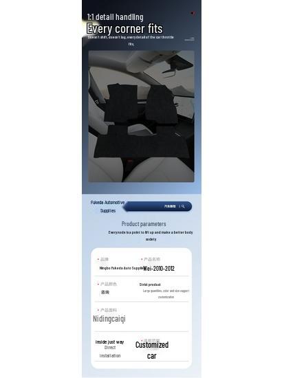 Nylon Floor Mats for Nissan Livina (2010-2012) - Easy to Clean, Stain, Wear, and Slip Resistant, Comfortable.