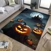 Halloween Pumpkin Head Pattern Floor Rug Carpets Living Room Bedroom Bedside Bathroom Floor Mat Area Rug Room Decor Gift