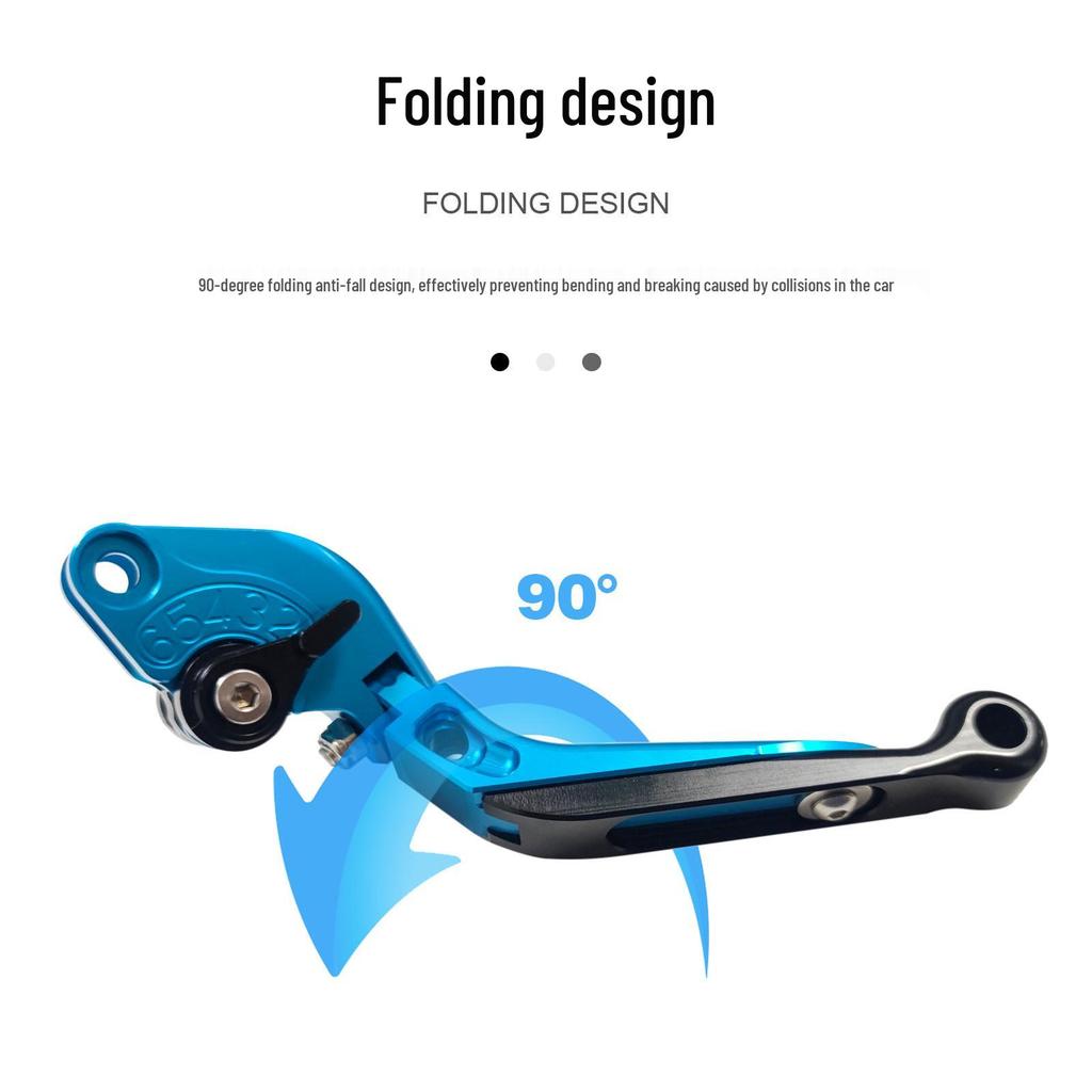 Adjustable Folding Brake Levers with Parking Switch for Haojue UFR150