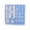 Nail Art Moulds Silicone 3D Template Nail Designing Tool Delicate Shape Silicone Handmade Molds for Manicure Creation