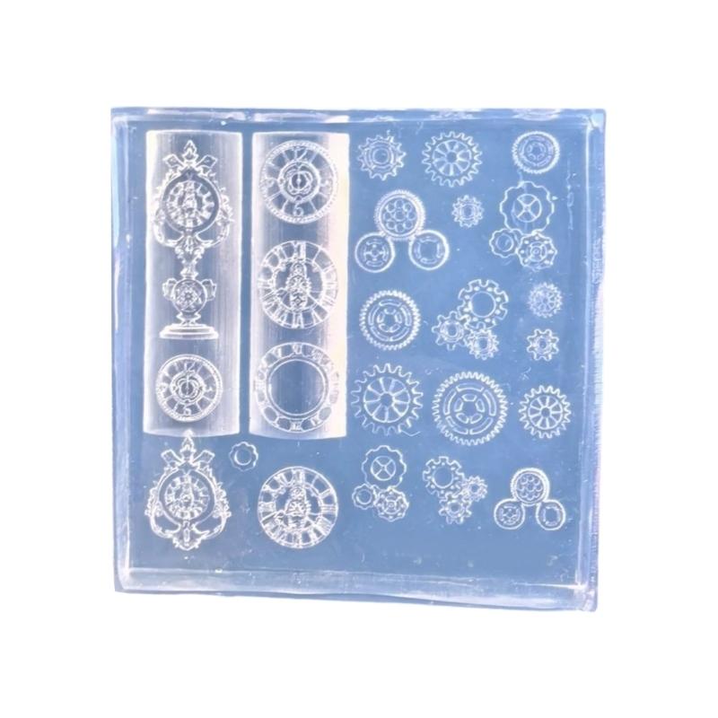 Nail Art Moulds Silicone 3D Template Nail Designing Tool Delicate Shape Silicone Handmade Molds for Manicure Creation