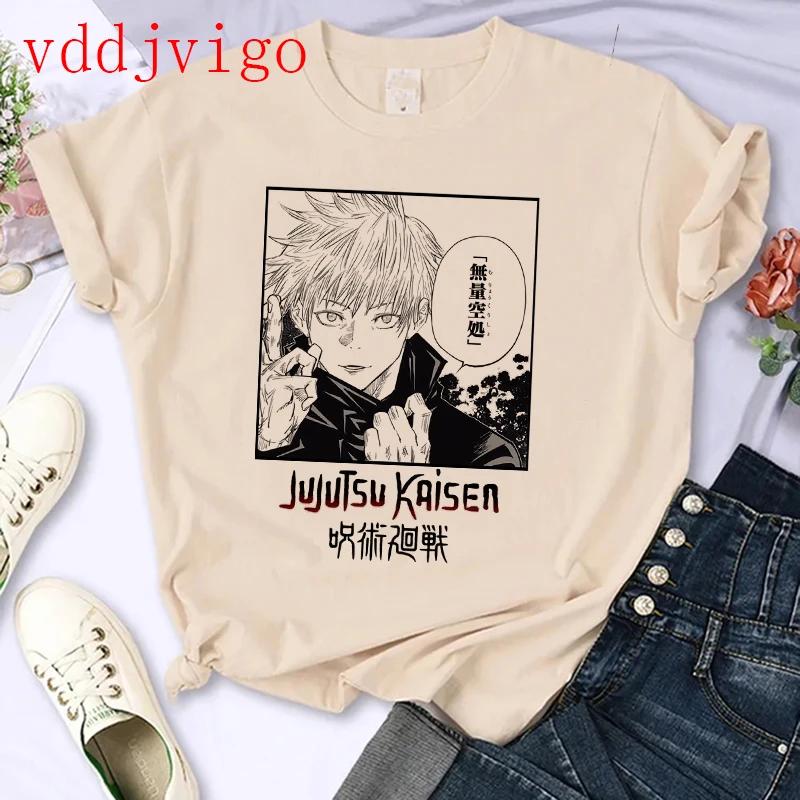 Streetwear Tshirt Japanese Anime Tshirt Jujutsu Kaisen Gojo Satoru Yuji Itadori Unisexga T Shirt Top Tees Clothes Y2k 90s